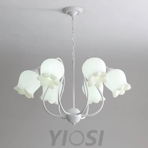 Lilium Chandelier with 3/5/6/8 heads - Lily flower-1-Yiosilamp