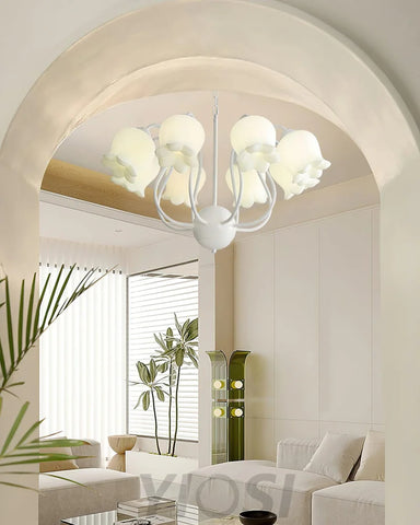 Lilium Chandelier with 3/5/6/8 heads - Lily flower-1-Yiosilamp
