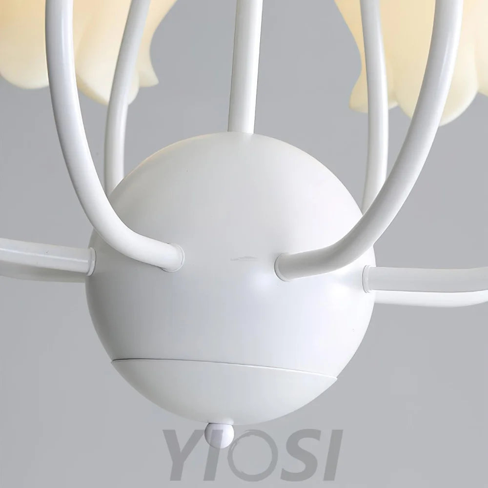 Lilium Chandelier with 3/5/6/8 heads - Lily flower-1-Yiosilamp