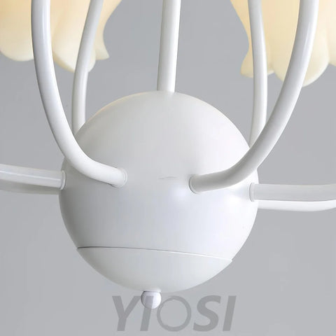 Lilium Chandelier with 3/5/6/8 heads - Lily flower-1-Yiosilamp