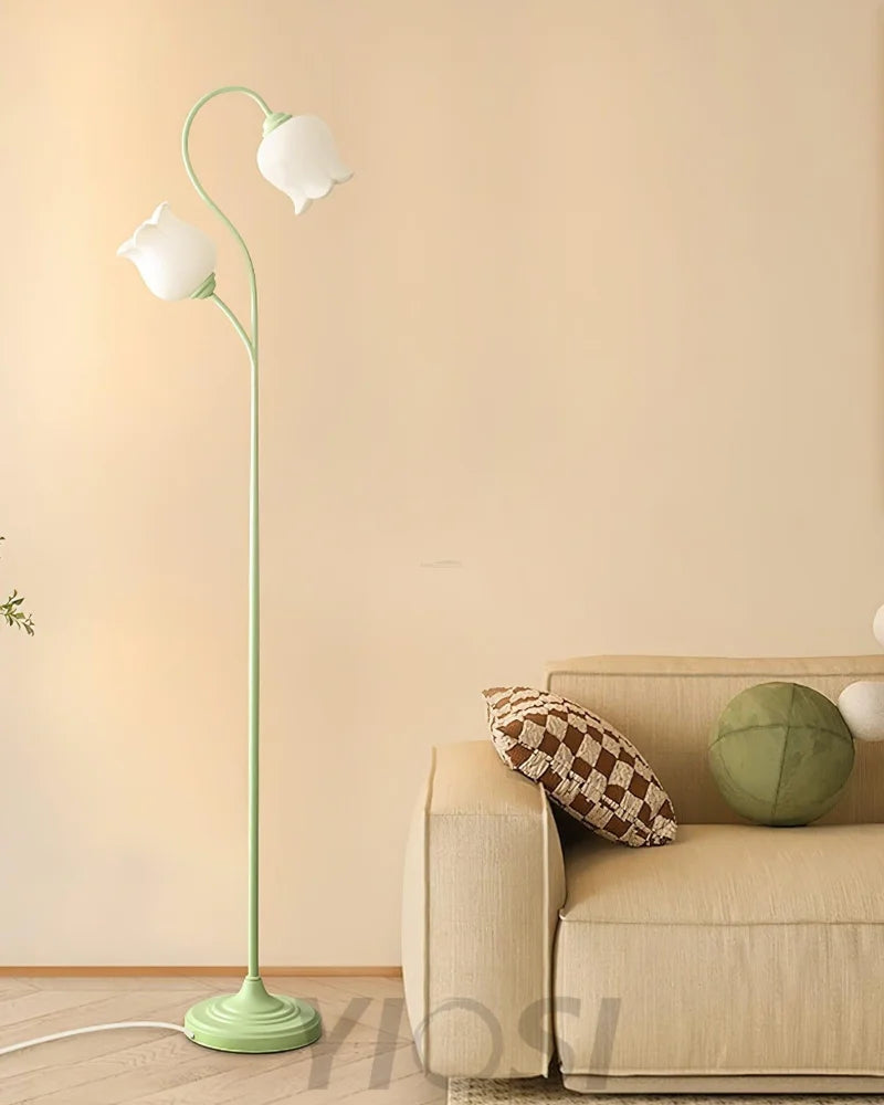 Lilium Floor Light - Lily flower-1-Yiosilamp