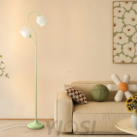 Lilium Floor Light - Lily flower-1-Yiosilamp