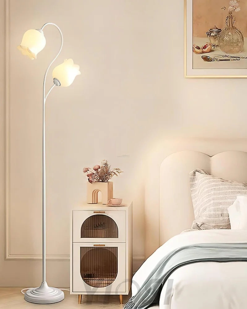 Lilium Floor Light - Lily flower-1-Yiosilamp