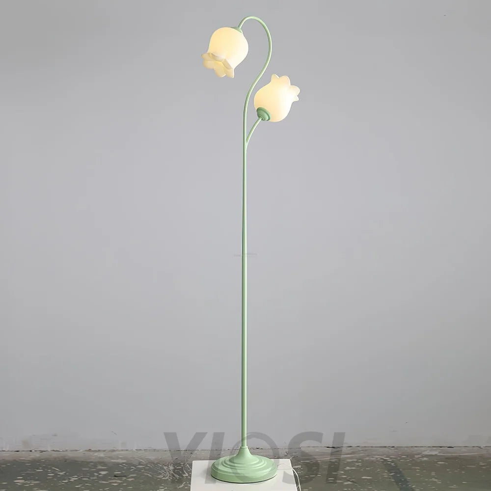 Lilium Floor Light - Lily flower-1-Yiosilamp