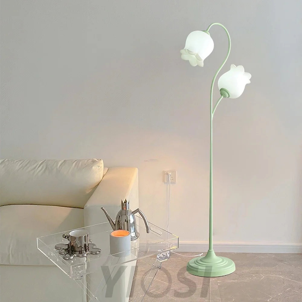 Lilium Floor Light - Lily flower-1-Yiosilamp