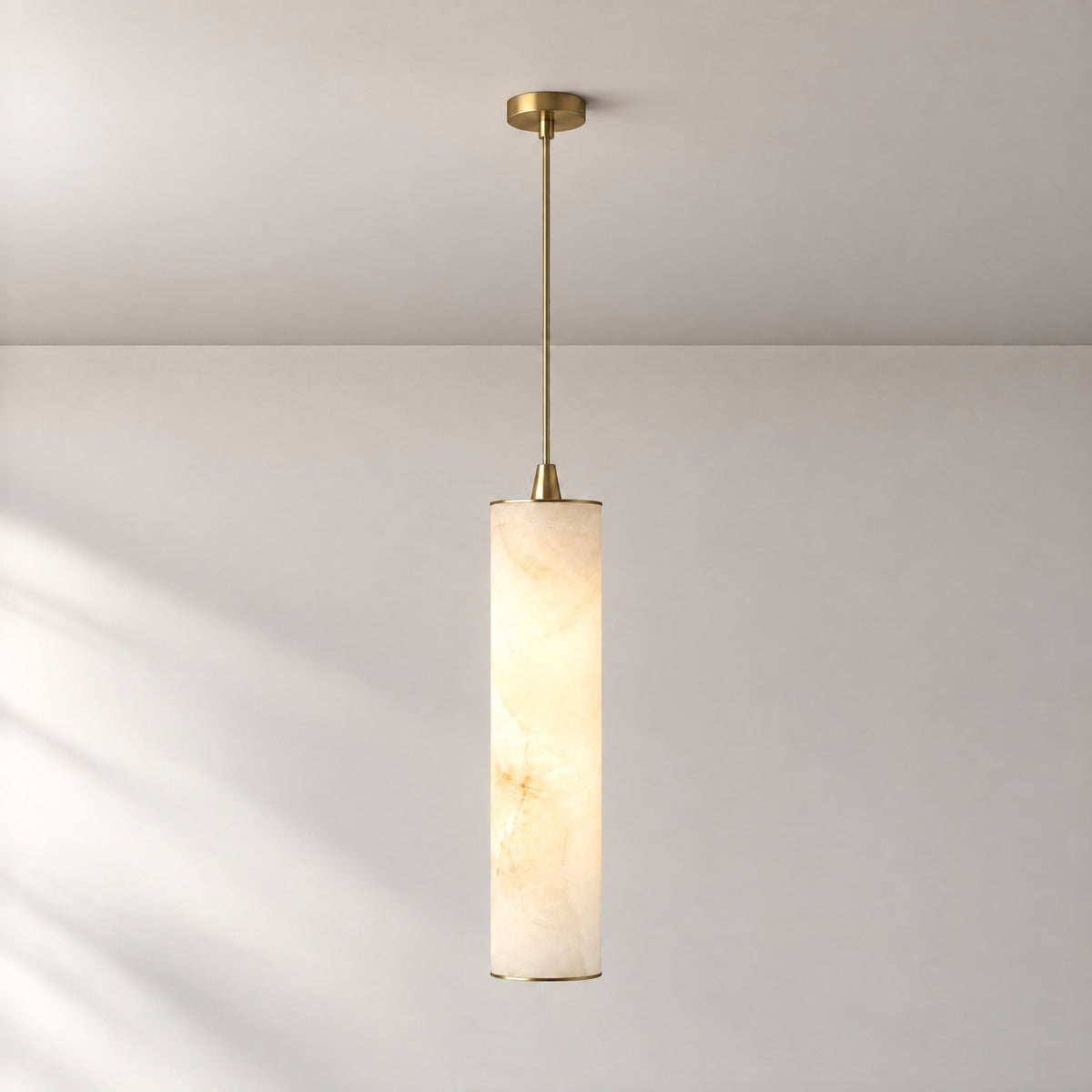 Linea Alabaster Kitchen Island Pendant Light