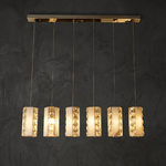 Yiosi Linea Crystal Prism Linear Pendant Light - Image 1