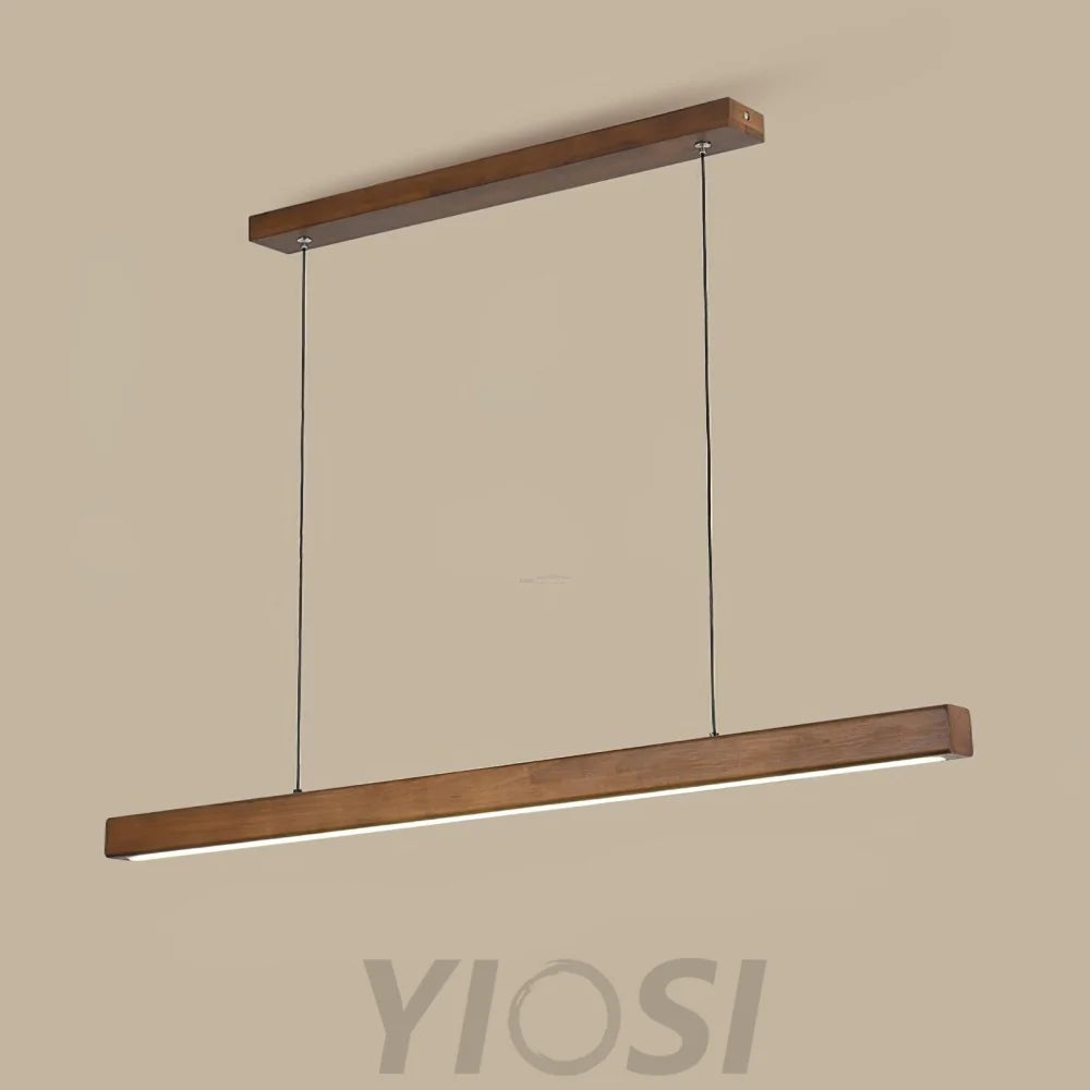 Linear Wooden Pendant - Bar-1-Yiosilamp