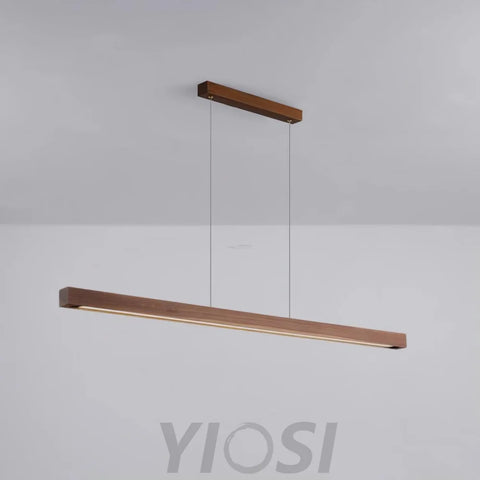 Linear Wooden Pendant - Bar-1-Yiosilamp
