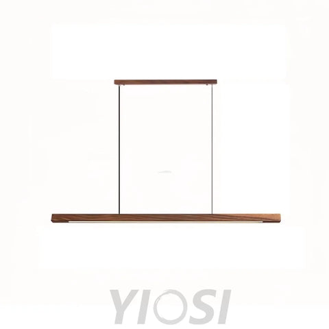 Linear Wooden Pendant - Bar-1-Yiosilamp