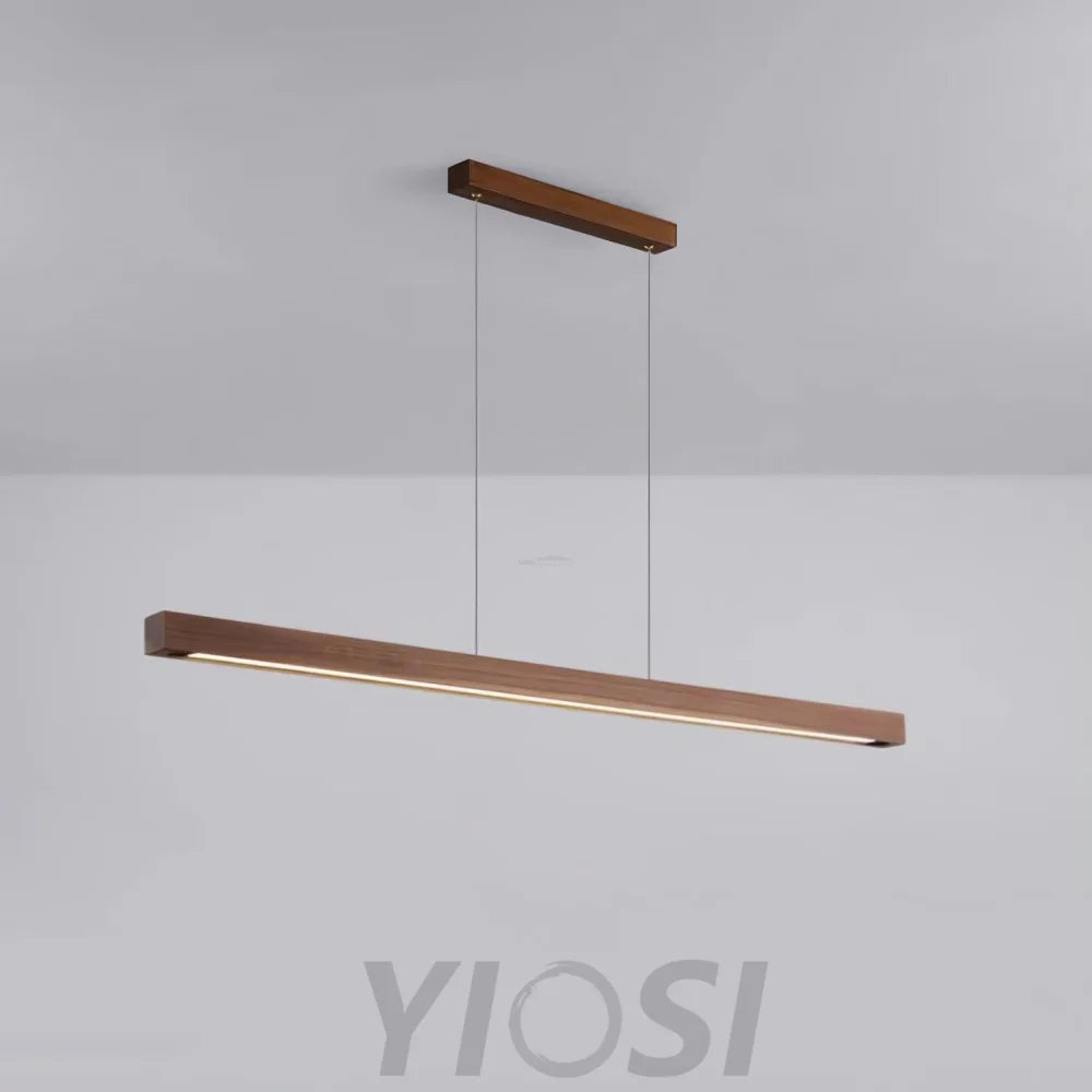 Linear Wooden Pendant - Bar-1-Yiosilamp