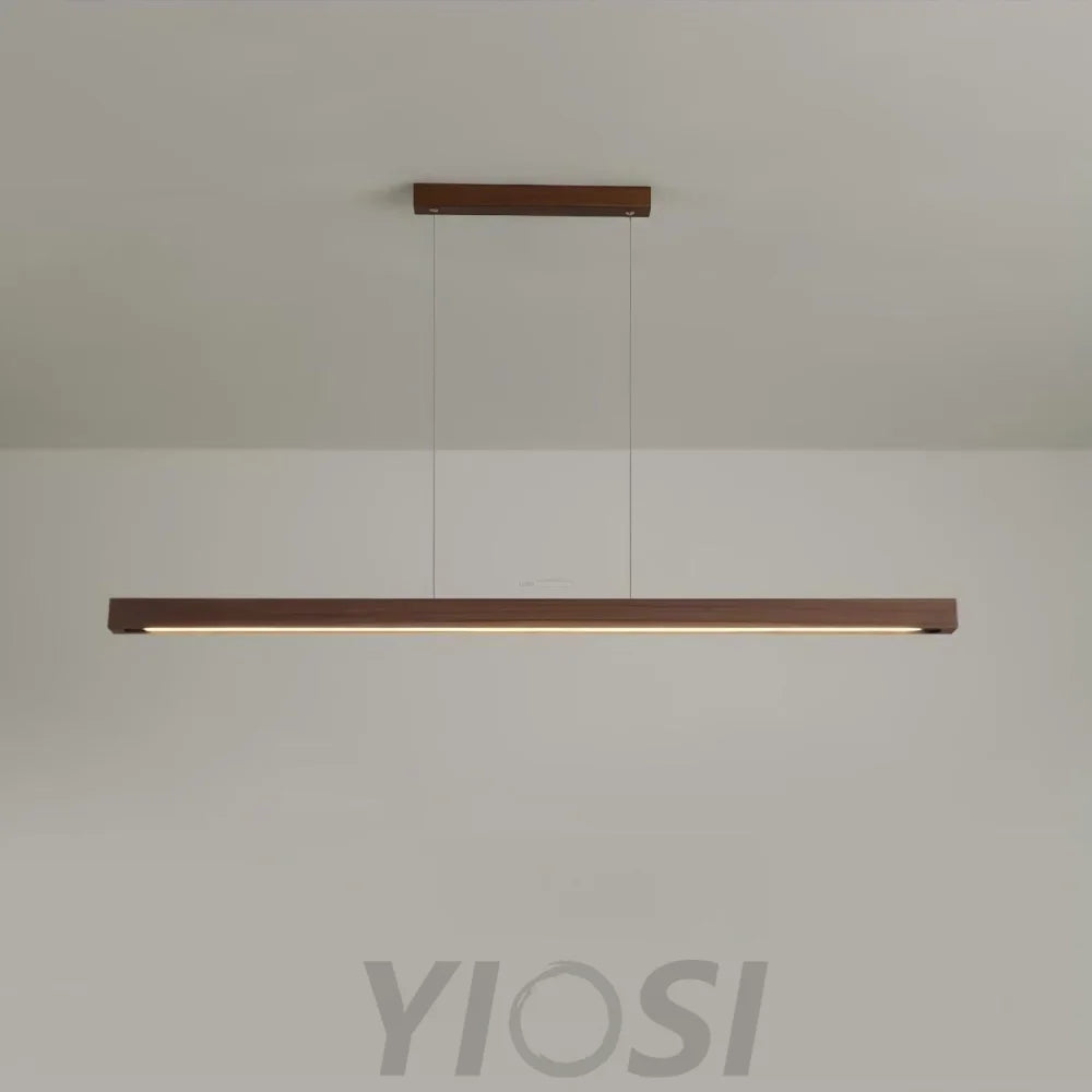 Linear Wooden Pendant - Bar-1-Yiosilamp