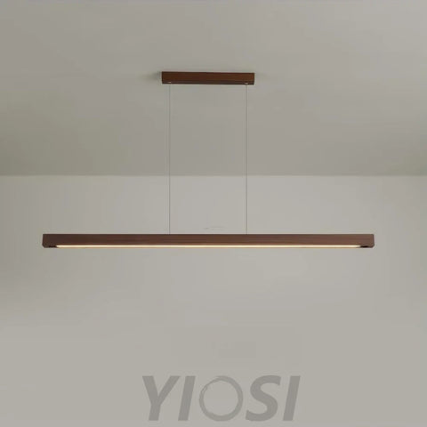 Linear Wooden Pendant - Bar-1-Yiosilamp