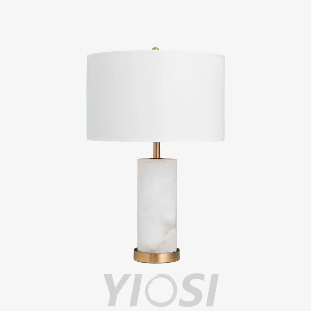 Lineham Alabaster Table Lamp - Alabaster-1-Yiosilamp