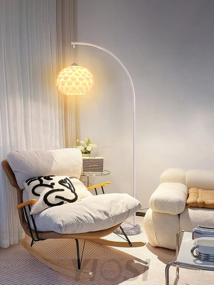 Linterna Arch Floor Lamp ∅ 27.6″ - White-1-Yiosilamp