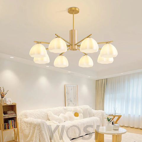 Little Clouds Round/Linear Chandelier - Zahara-1-Yiosilamp