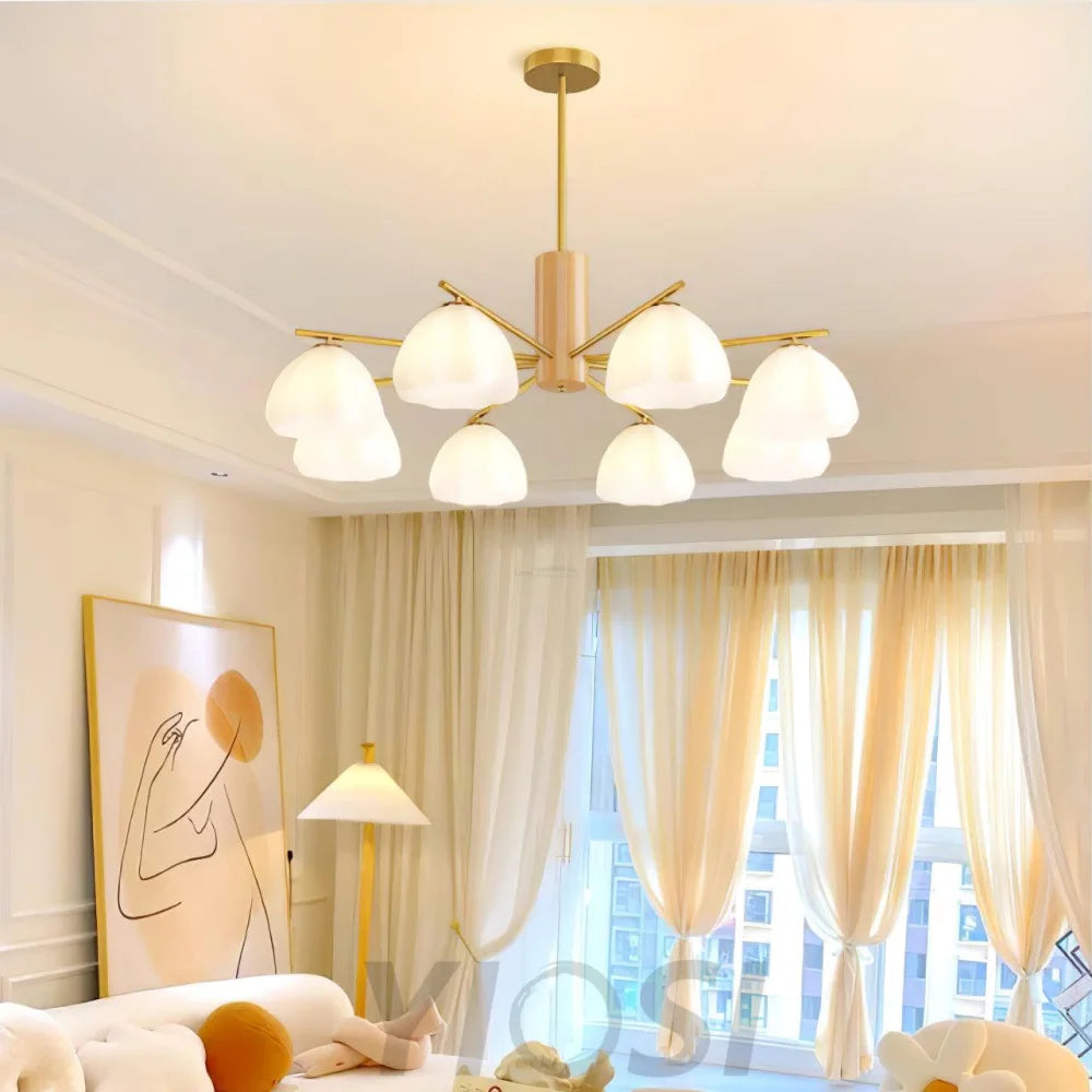 Little Clouds Round/Linear Chandelier - Zahara-1-Yiosilamp