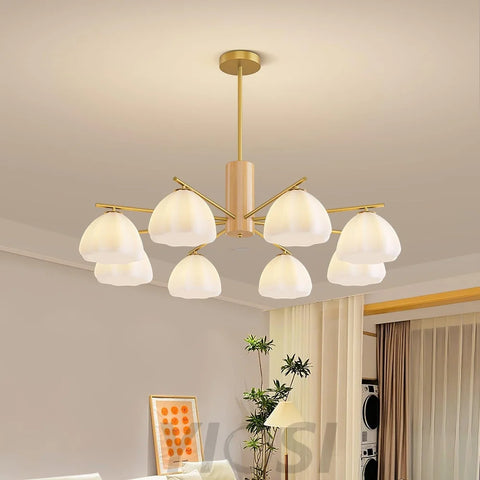 Little Clouds Round/Linear Chandelier - Zahara-1-Yiosilamp