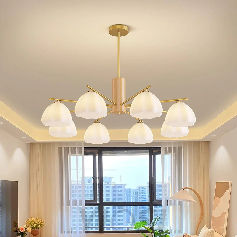 Little Clouds Round/Linear Chandelier - Zahara-1-Yiosilamp