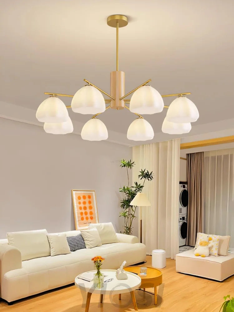 Little Clouds Round/Linear Chandelier - Zahara-1-Yiosilamp