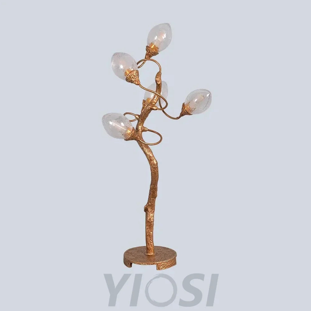 Lotus Brass Table Lamp