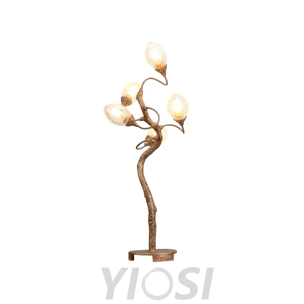 Lotus Brass Table Lamp