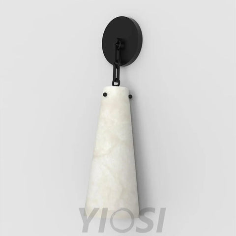 Lucca Contemporary Alabaster Wall Sconce Wall