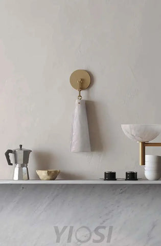 Lucca Contemporary Alabaster Wall Sconce Wall