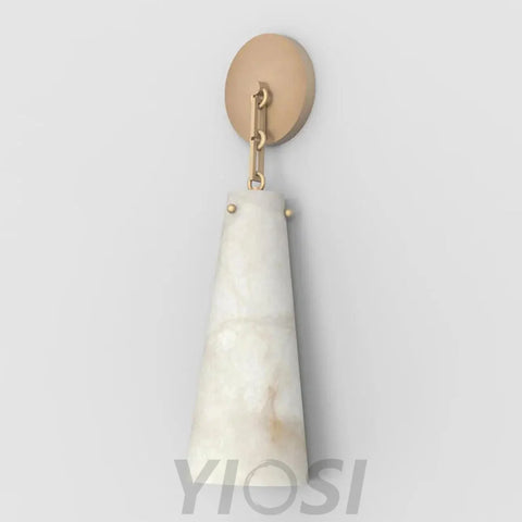 Lucca Contemporary Alabaster Wall Sconce Wall