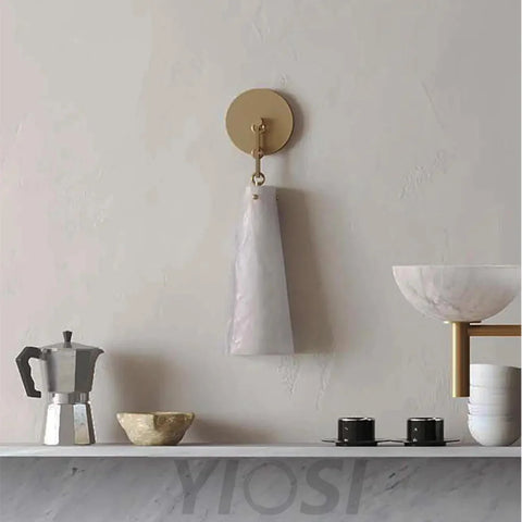 Lucca Contemporary Alabaster Wall Sconce Wall