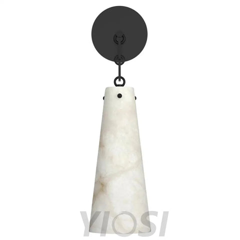 Lucca Contemporary Alabaster Wall Sconce Wall