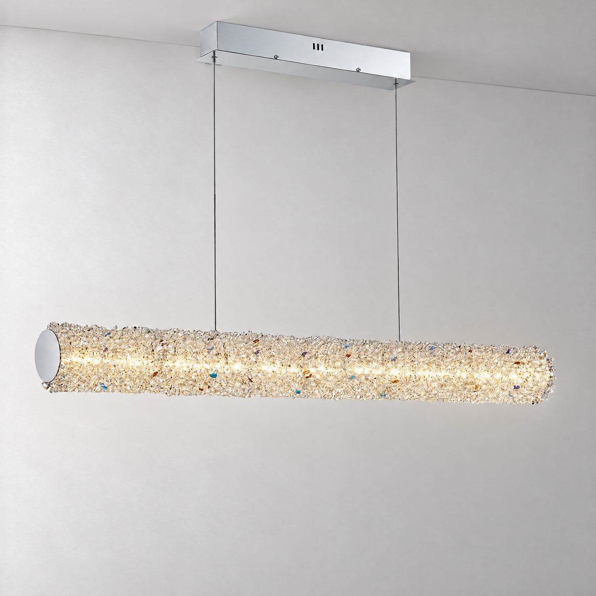Lumina Crystal Linear Pendant Chandelier