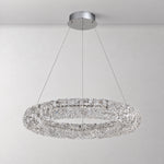 Lumina Crystal Pendant Chandelier – lights off