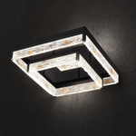 Luminous Cube Modern Crystal Flush Mount Ceiling Light - main