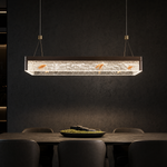 Luminous Cube Modern Linear Dining Pendant Light - main