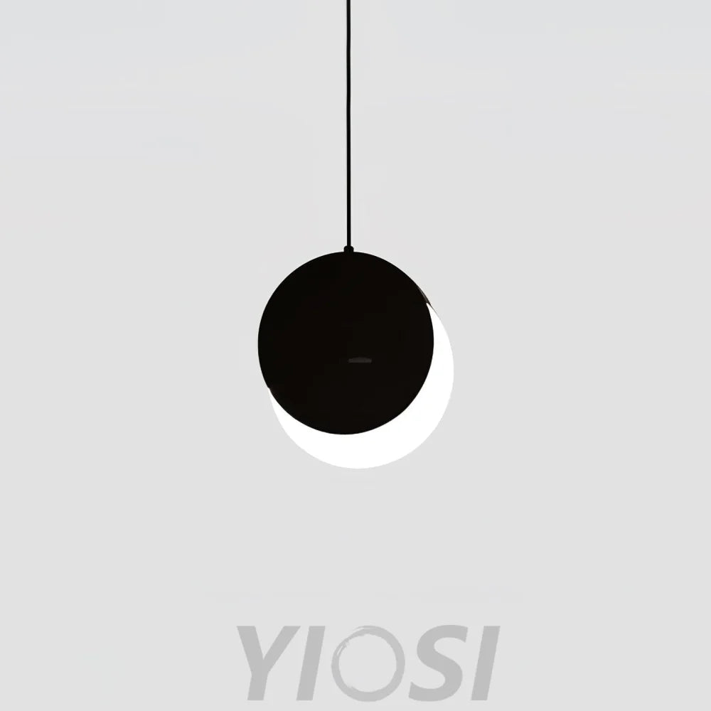 Lunar Eclipse Pendant ∅ 7.1″ - Earring-1-Yiosilamp