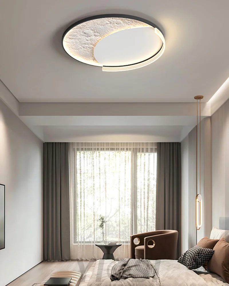 Lunar Led Ceiling Lamp  ∅ 19.7″ - Flush Mounts, Luna-1-Yiosilamp