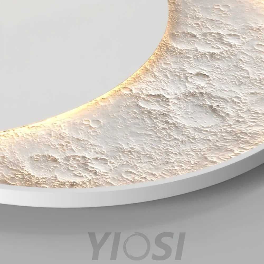 Lunar Led Ceiling Lamp  ∅ 19.7″ - Flush Mounts, Luna-1-Yiosilamp