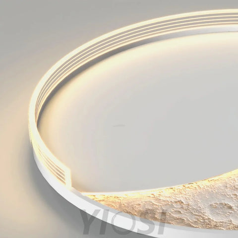 Lunar Led Ceiling Lamp  ∅ 19.7″ - Flush Mounts, Luna-1-Yiosilamp