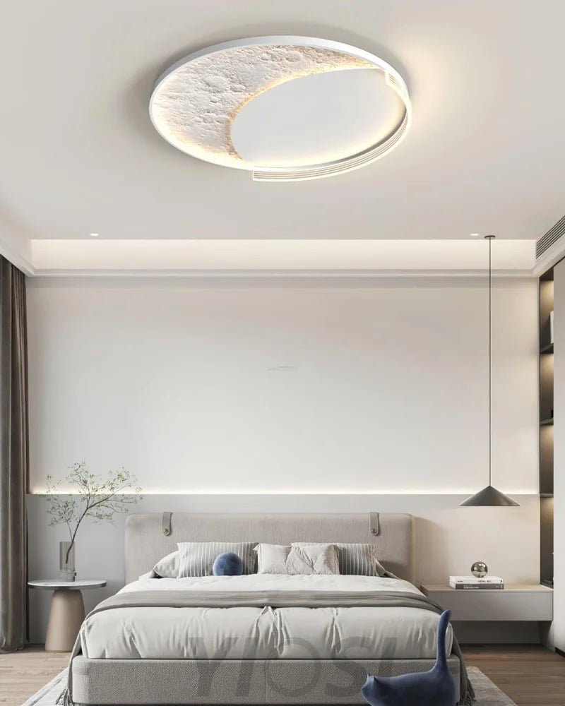 Lunar Led Ceiling Lamp  ∅ 19.7″ - Flush Mounts, Luna-1-Yiosilamp
