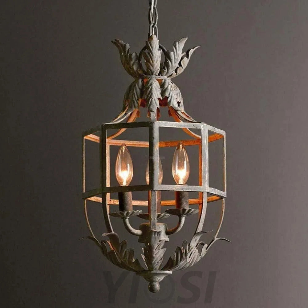 Lustre Retro Cage Chandelier Φ 11″ - Genteel-1-Yiosilamp