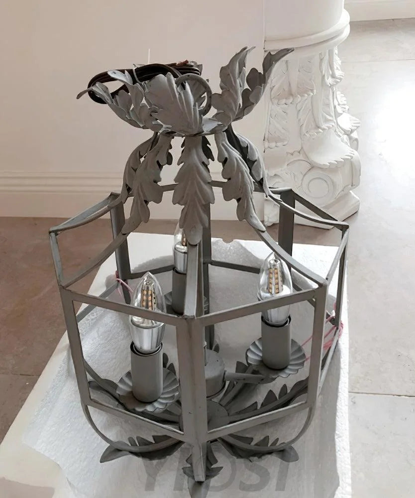 Lustre Retro Cage Chandelier Φ 11″ - Genteel-1-Yiosilamp
