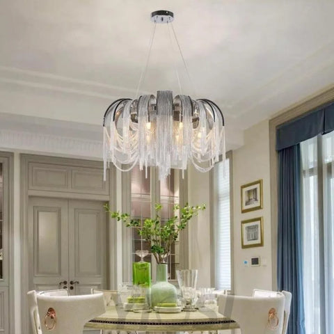 chandelier kitchen 