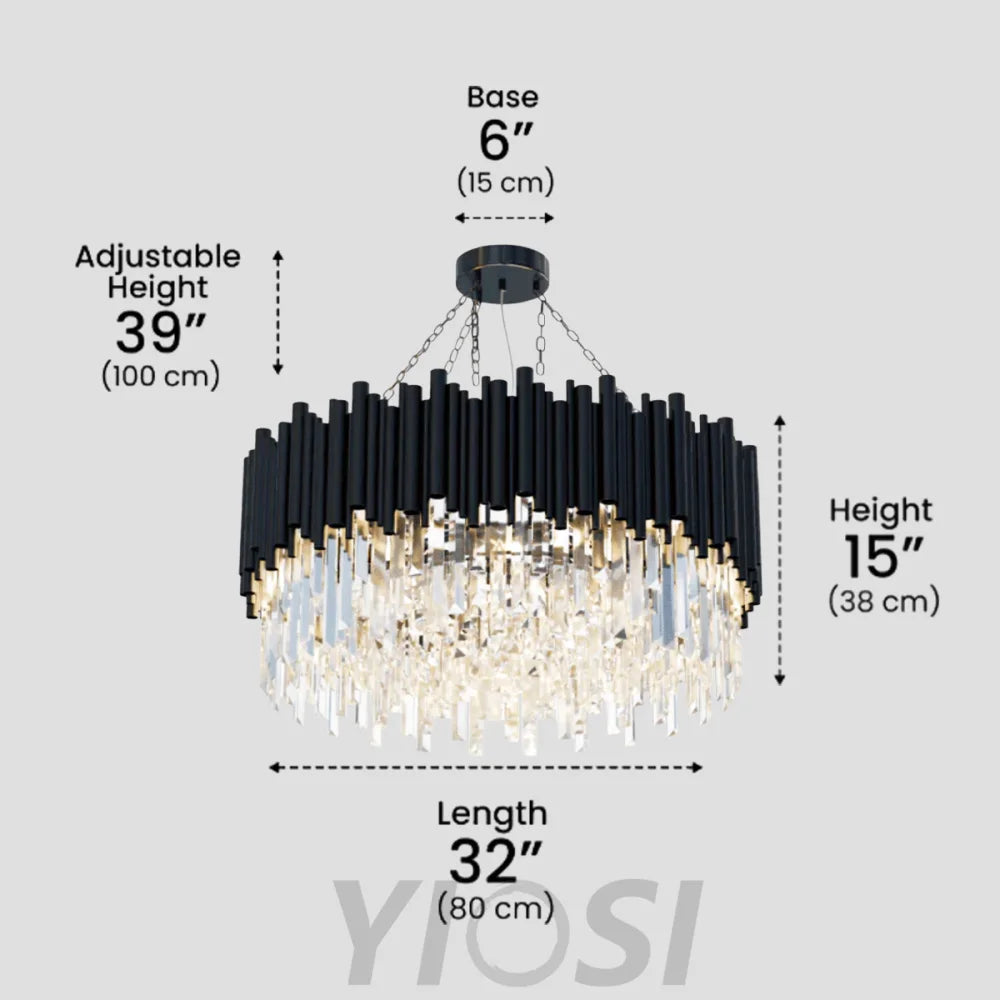 Luxury Crystals Chandelier - Crystals-1-Yiosilamp