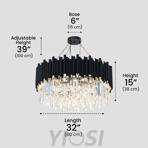 Luxury Crystals Chandelier - Crystals-1-Yiosilamp