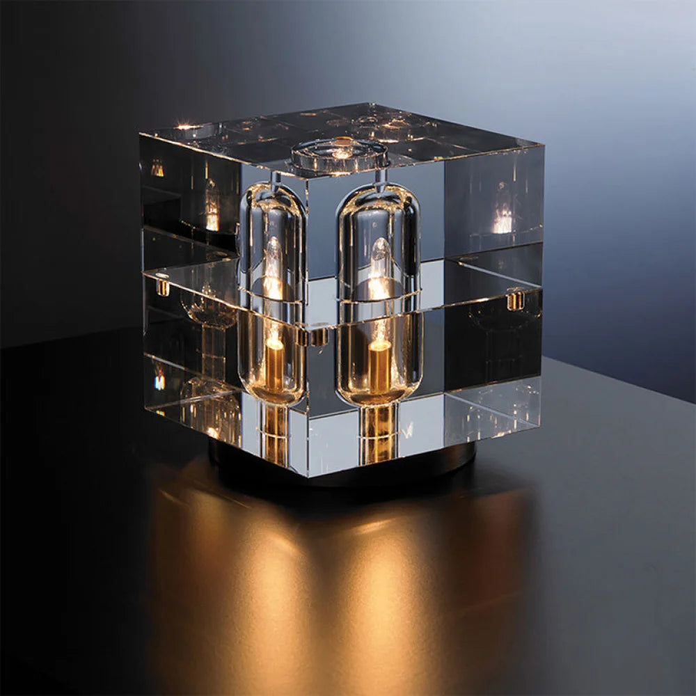 crystal table lamp