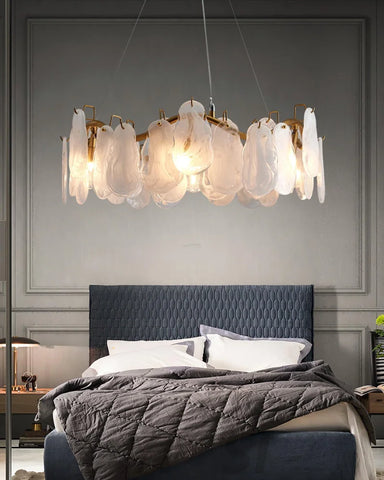 Mahina Cloud Round/Linear Chandelier - Cylinder-1-Yiosilamp