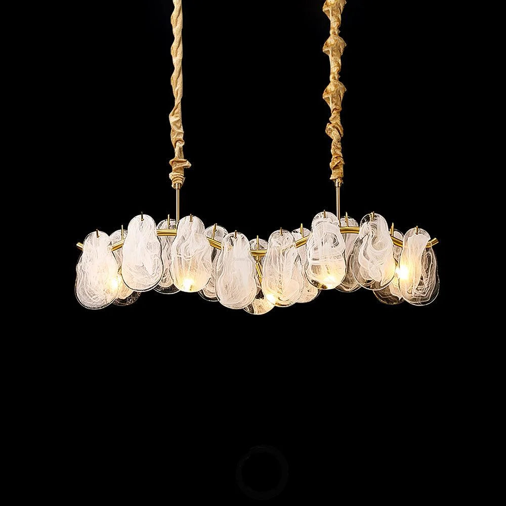 Mahina Cloud Round/Linear Chandelier - Cylinder-1-Yiosilamp