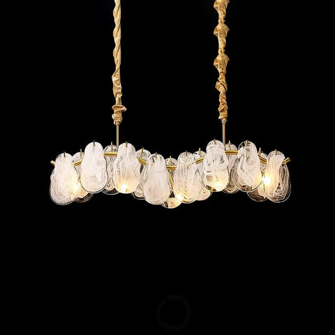 Mahina Cloud Round/Linear Chandelier - Cylinder-1-Yiosilamp