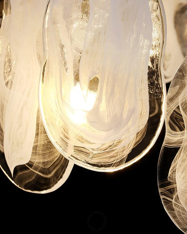 Mahina Cloud Round/Linear Chandelier - Cylinder-1-Yiosilamp